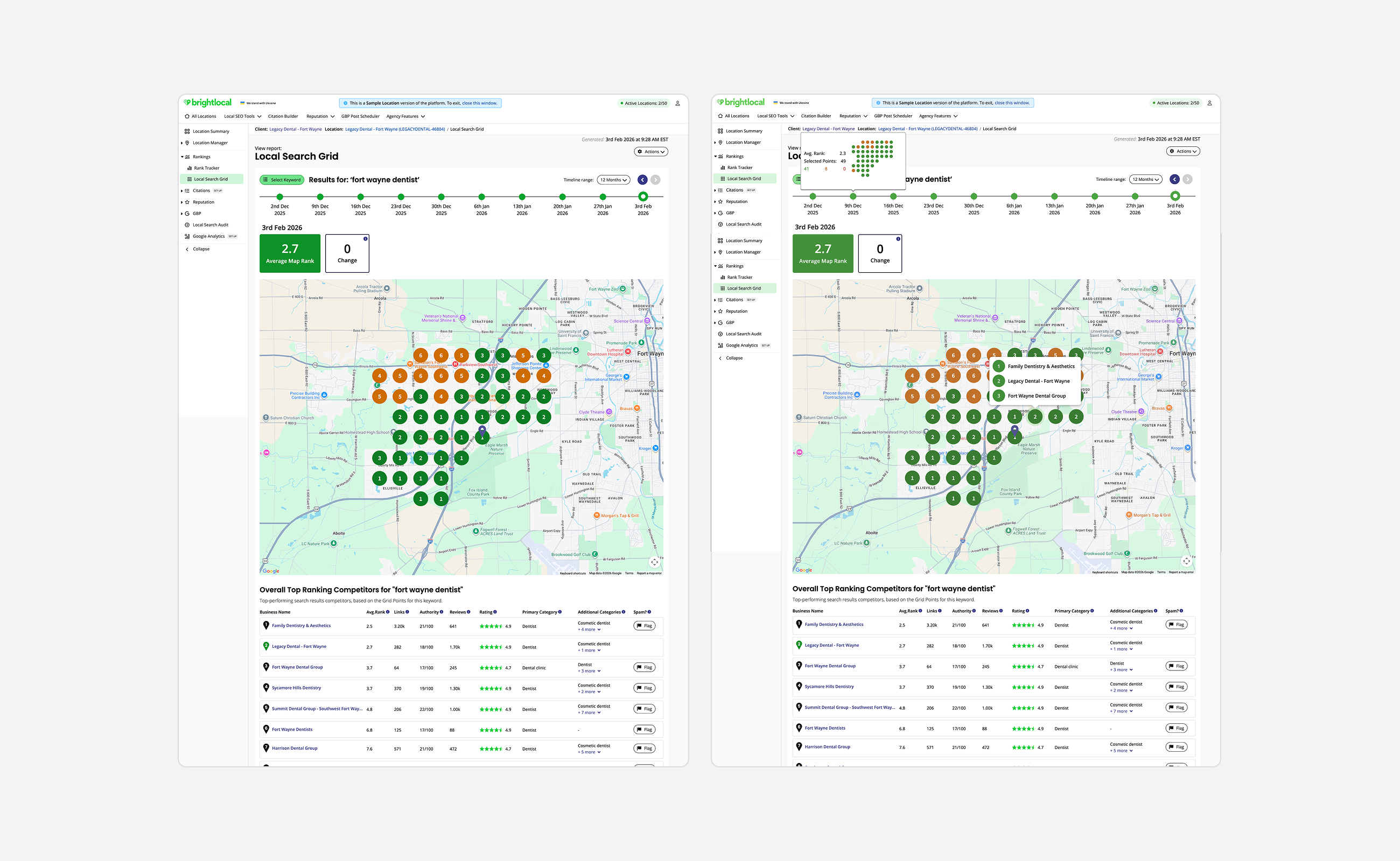 Local Search Grid